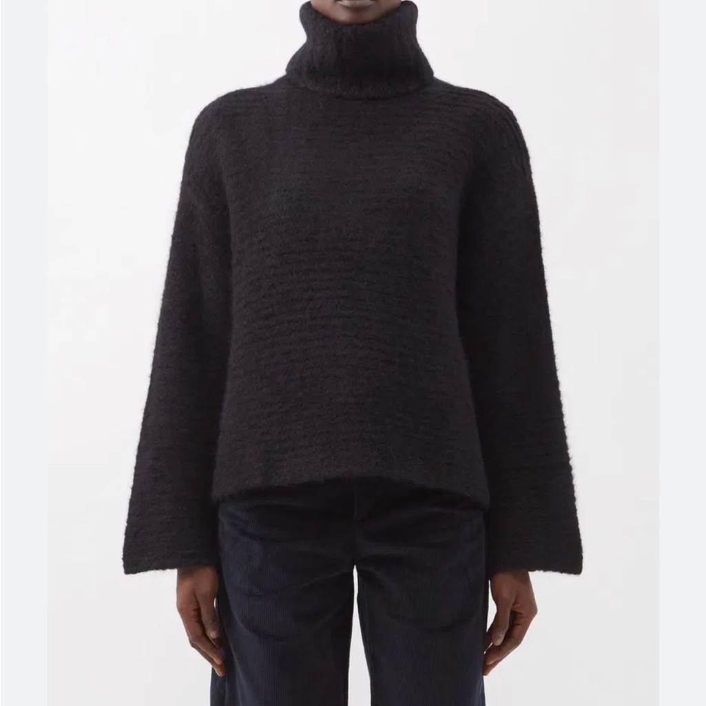 A.P.C. Black Wool Tessa Sweater -Nwt